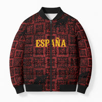 2026 Rugby Nations Series Custom Spain Bomber Puffer Jacket Los Leones Iberian XV Heritage