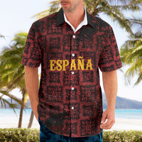 2026 Rugby Nations Series Custom Spain Hawaiian Shirt Los Leones Iberian XV Heritage
