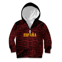 2026 Rugby Nations Series Custom Spain Kid Hoodie Los Leones Iberian XV Heritage