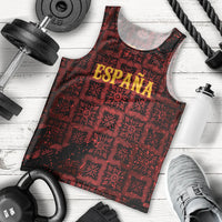 2026 Rugby Nations Series Custom Spain Men Tank Top Los Leones Iberian XV Heritage