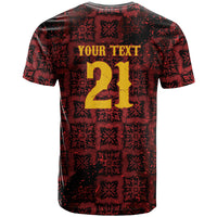 2026 Rugby Nations Series Custom Spain T Shirt Los Leones Iberian XV Heritage