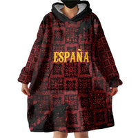 2026 Rugby Nations Series Custom Spain Wearable Blanket Hoodie Los Leones Iberian XV Heritage