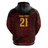 2026 Rugby Nations Series Custom Spain Zip Hoodie Los Leones Iberian XV Heritage