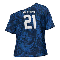 2026 Rugby Nations Series Custom Hong Kong Cross Shoulder Shirt Dragon Of The East Style