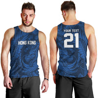2026 Rugby Nations Series Custom Hong Kong Men Tank Top Dragon Of The East Style