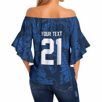 2026 Rugby Nations Series Custom Hong Kong Off Shoulder Wrap Waist Top Dragon Of The East Style