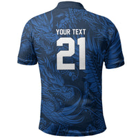 2026 Rugby Nations Series Custom Hong Kong Polo Shirt Dragon Of The East Style