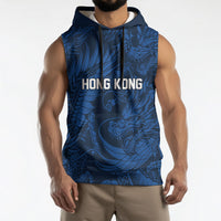 2026 Rugby Nations Series Custom Hong Kong Sleeveless Hoodie Dragon Of The East Style