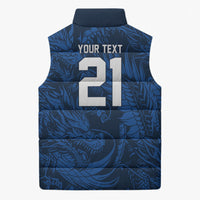 2026 Rugby Nations Series Custom Hong Kong Sleeveless Puffer Jacket Dragon Of The East Style
