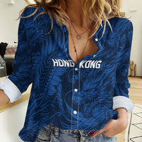 2026 Rugby Nations Series Custom Hong Kong Women Casual Shirt Dragon Of The East Style