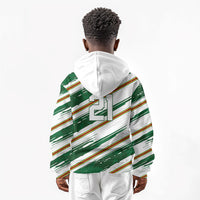 2026 Rugby Nations Series Custom Zimbabwe Kid Hoodie Great Sables Zimbabwe