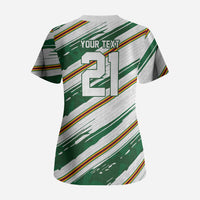 2026 Rugby Nations Series Custom Zimbabwe Scrub Top Great Sables Zimbabwe