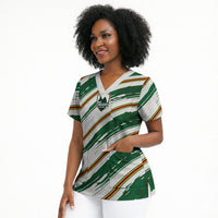 2026 Rugby Nations Series Custom Zimbabwe Scrub Top Great Sables Zimbabwe