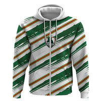 2026 Rugby Nations Series Custom Zimbabwe Zip Hoodie Great Sables Zimbabwe