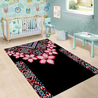 Africa Adenium Multiflorum Flowers Area Rug Mix Native Tribal Pattern LT9 - Wonder Print Shop