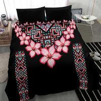 Africa Adenium Multiflorum Flowers Bedding Set Mix Native Tribal Pattern LT9 - Wonder Print Shop
