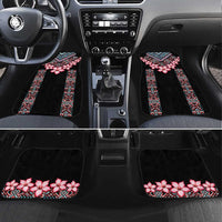 Africa Adenium Multiflorum Flowers Car Mats Mix Native Tribal Pattern LT9 - Wonder Print Shop