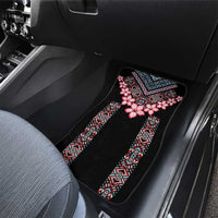 Africa Adenium Multiflorum Flowers Car Mats Mix Native Tribal Pattern LT9 - Wonder Print Shop
