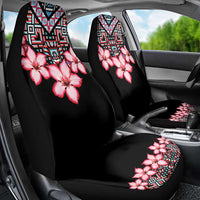 Africa Adenium Multiflorum Flowers Car Seat Cover Mix Native Tribal Pattern LT9 - Wonder Print Shop