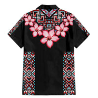 Africa Adenium Multiflorum Flowers Family Matching Mermaid Dress and Hawaiian Shirt Mix Native Tribal Pattern LT9 - Wonder Print Shop