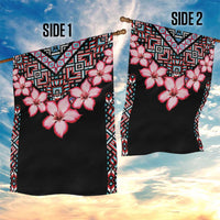 Africa Adenium Multiflorum Flowers Garden Flag Mix Native Tribal Pattern - Wonder Print Shop