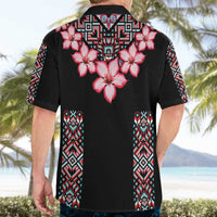 Africa Adenium Multiflorum Flowers Hawaiian Shirt Mix Native Tribal Pattern - Wonder Print Shop
