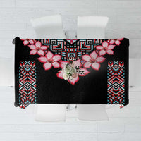 Africa Adenium Multiflorum Flowers Tablecloth Mix Native Tribal Pattern - Wonder Print Shop