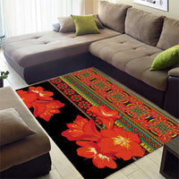 Africa Beauty Clivia Miniata Flowers Area Rug LT9 - Wonder Print Shop