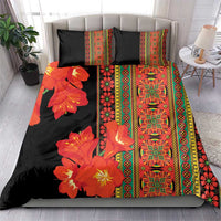 Africa Beauty Clivia Miniata Flowers Bedding Set LT9 - Wonder Print Shop