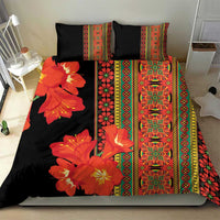 Africa Beauty Clivia Miniata Flowers Bedding Set LT9 - Wonder Print Shop