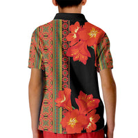 Africa Beauty Clivia Miniata Flowers Kid Polo Shirt - Wonder Print Shop