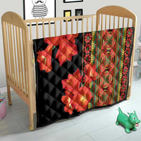 Africa Beauty Clivia Miniata Flowers Quilt - Wonder Print Shop