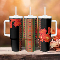 Africa Beauty Clivia Miniata Flowers Tumbler With Handle - Wonder Print Shop