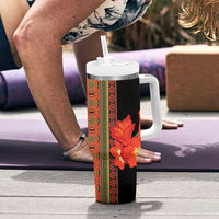 Africa Beauty Clivia Miniata Flowers Tumbler With Handle - Wonder Print Shop
