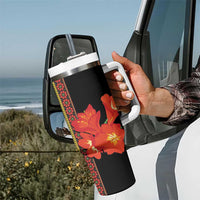 Africa Beauty Clivia Miniata Flowers Tumbler With Handle - Wonder Print Shop