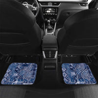 Africa Floral mix Maasai Shuka Car Mats Blue Moitf LT9 - Wonder Print Shop