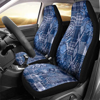 Africa Floral mix Maasai Shuka Car Seat Cover Blue Moitf LT9 - Wonder Print Shop