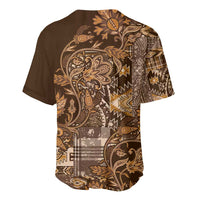 Africa Floral mix Maasai Shuka Baseball Jersey Gold Moitf LT9 - Wonder Print Shop