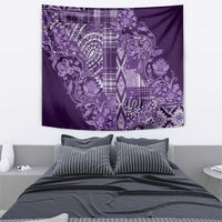 Africa Floral mix Maasai Shuka Tapestry Purple Moitf - Wonder Print Shop