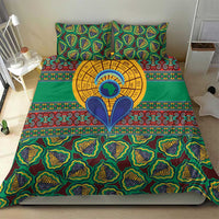 African Pattern Traditional Kanga Style Bedding Set LT9 - Wonder Print Shop