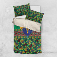 African Pattern Traditional Kanga Style Bedding Set LT9 - Wonder Print Shop