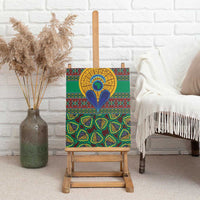 African Pattern Traditional Kanga Style Canvas Wall Art LT9 - Wonder Print Shop