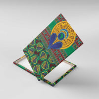 African Pattern Traditional Kanga Style Canvas Wall Art LT9 - Wonder Print Shop