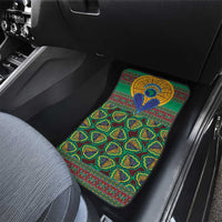 African Pattern Traditional Kanga Style Car Mats LT9 - Wonder Print Shop