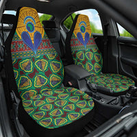 African Pattern Traditional Kanga Style Car Seat Cover LT9 - Wonder Print Shop