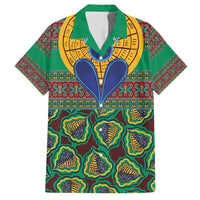 African Pattern Traditional Kanga Style Family Matching Long Sleeve Bodycon Dress and Hawaiian Shirt LT9 - Wonder Print Shop