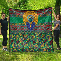 African Pattern Traditional Kanga Style Quilt - Wonder Print Shop