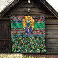 African Pattern Traditional Kanga Style Quilt - Wonder Print Shop