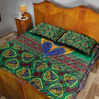 African Pattern Traditional Kanga Style Quilt Bed Set - Wonder Print Shop