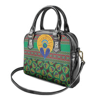 African Pattern Traditional Kanga Style Shoulder Handbag
